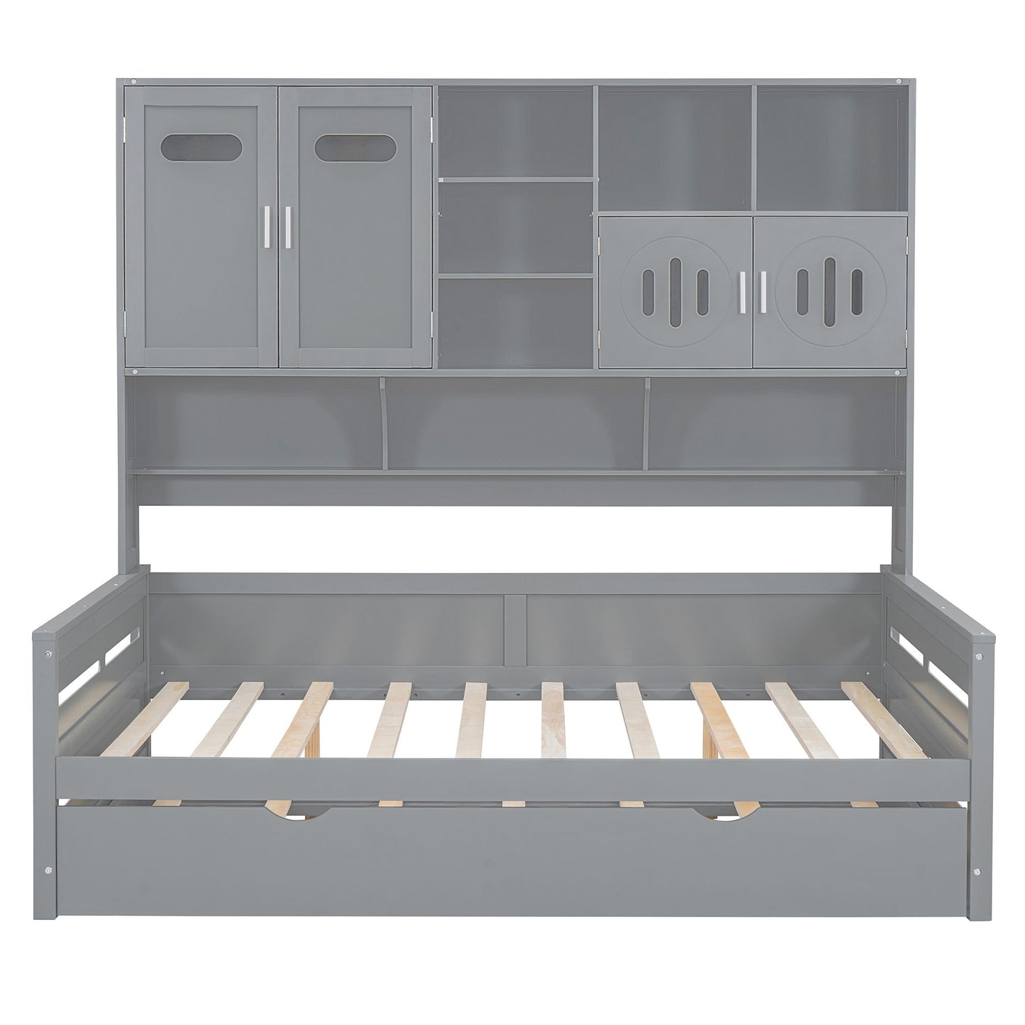 Daybed With All-In-One Cabinet And Shelf - The Sleep Loft - Online Mattress Showroom NYC