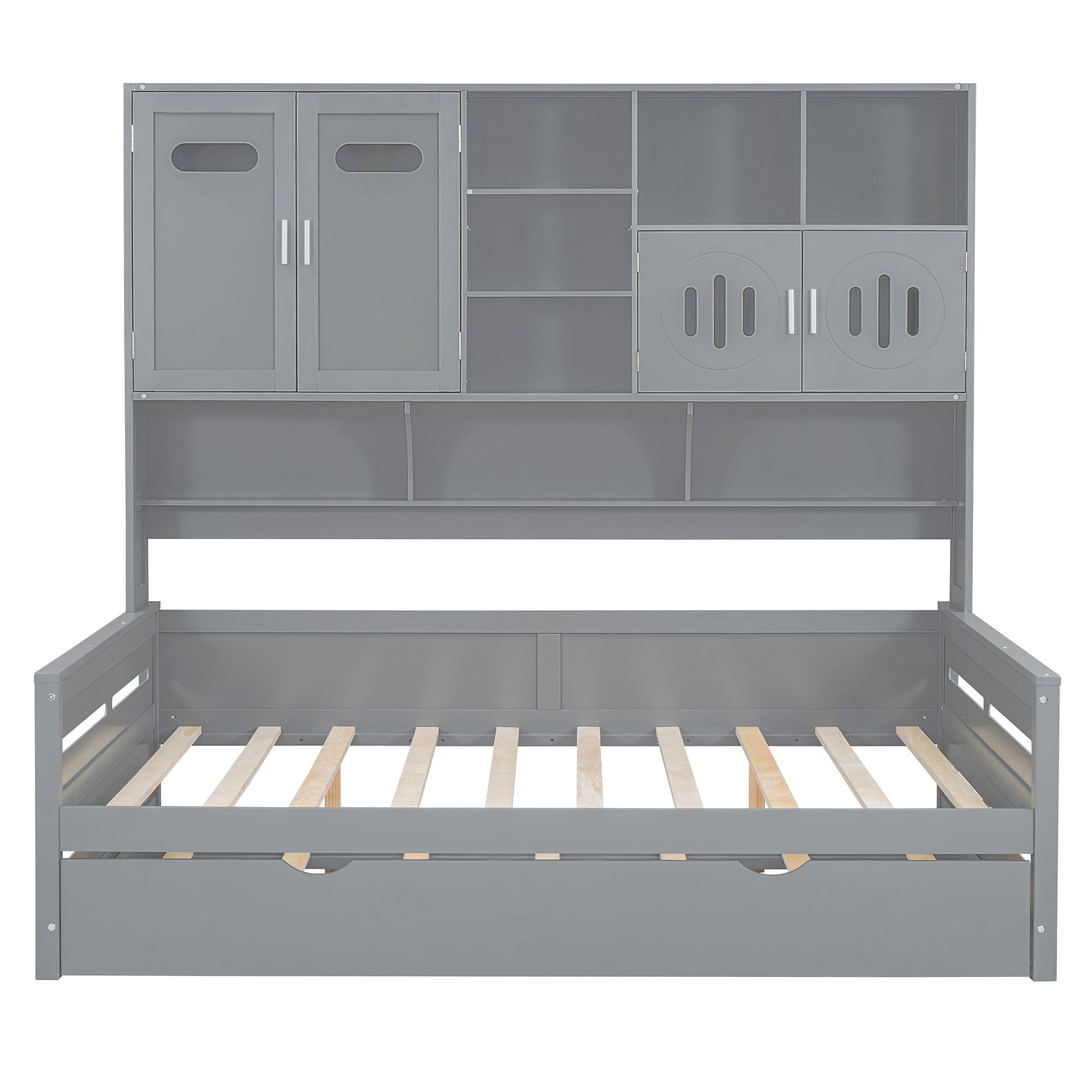 Daybed With All-In-One Cabinet And Shelf - The Sleep Loft - Online Mattress Showroom NYC