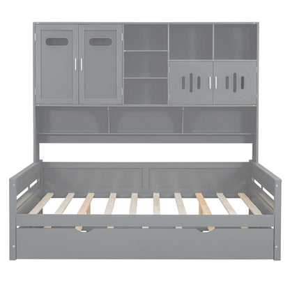 Daybed With All-In-One Cabinet And Shelf - The Sleep Loft - Online Mattress Showroom NYC