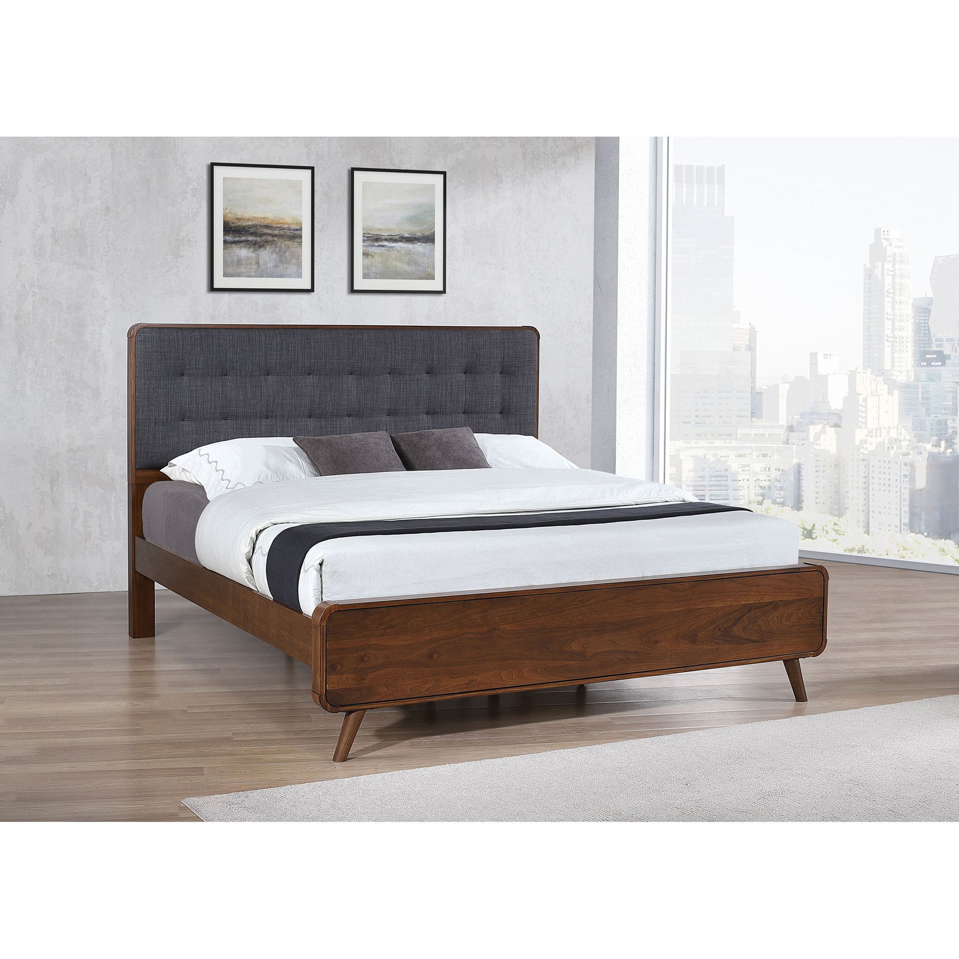 Carson Carrington - Platform Bed With Tufted Upholstery - The Sleep Loft - Online Mattress Showroom NYC