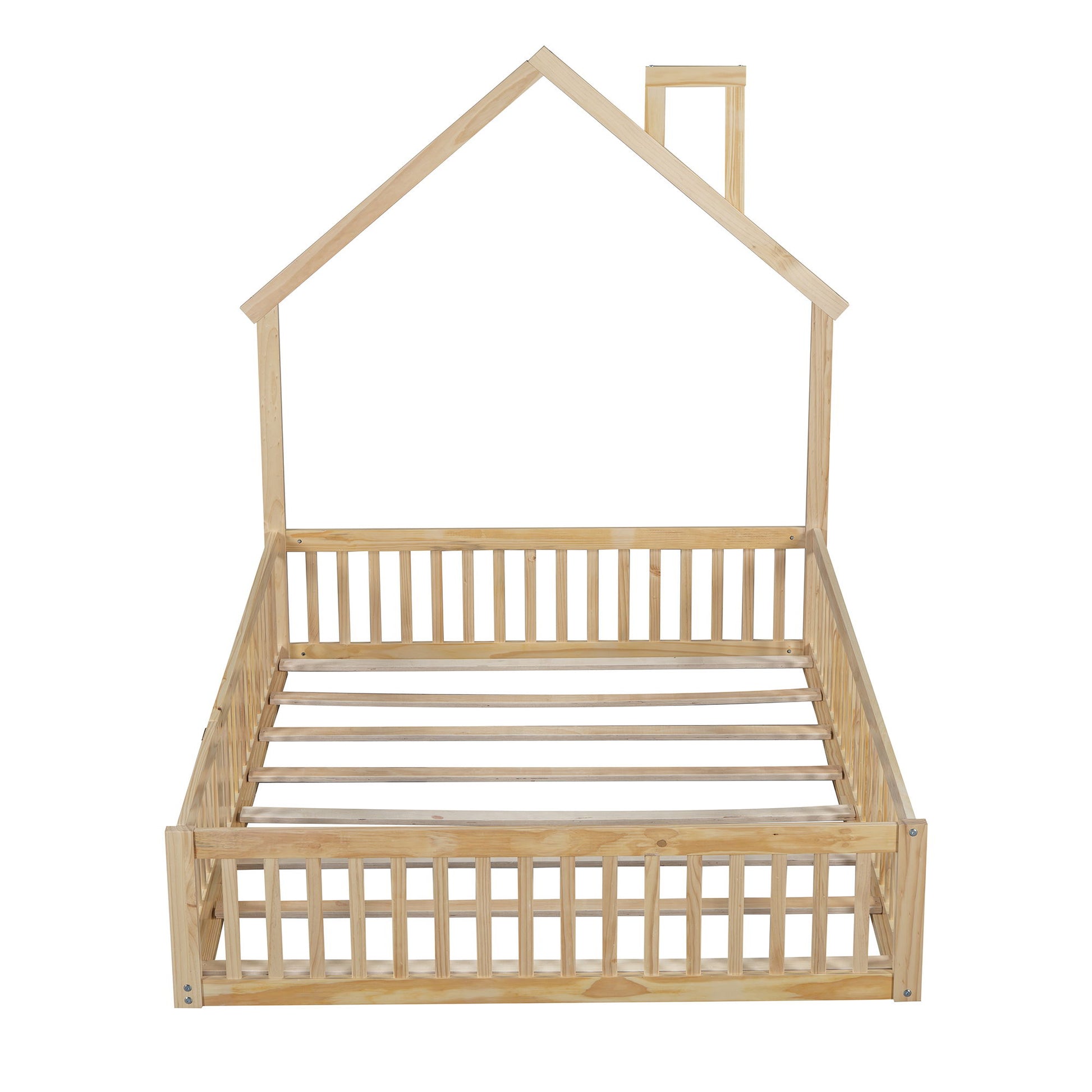 House Platform Bed With Guardrail - The Sleep Loft - Online Mattress Showroom NYC