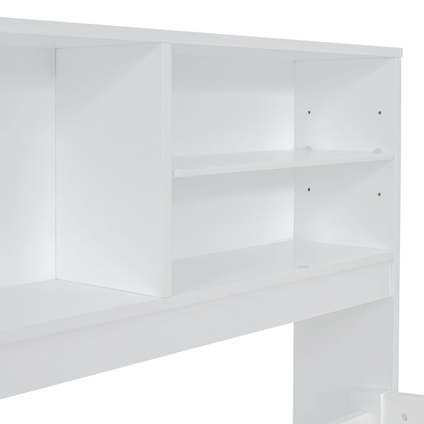 Daybed With 2 Bedside Cabinets, Upper Shelves And 4 Drawers - The Sleep Loft - Online Mattress Showroom NYC