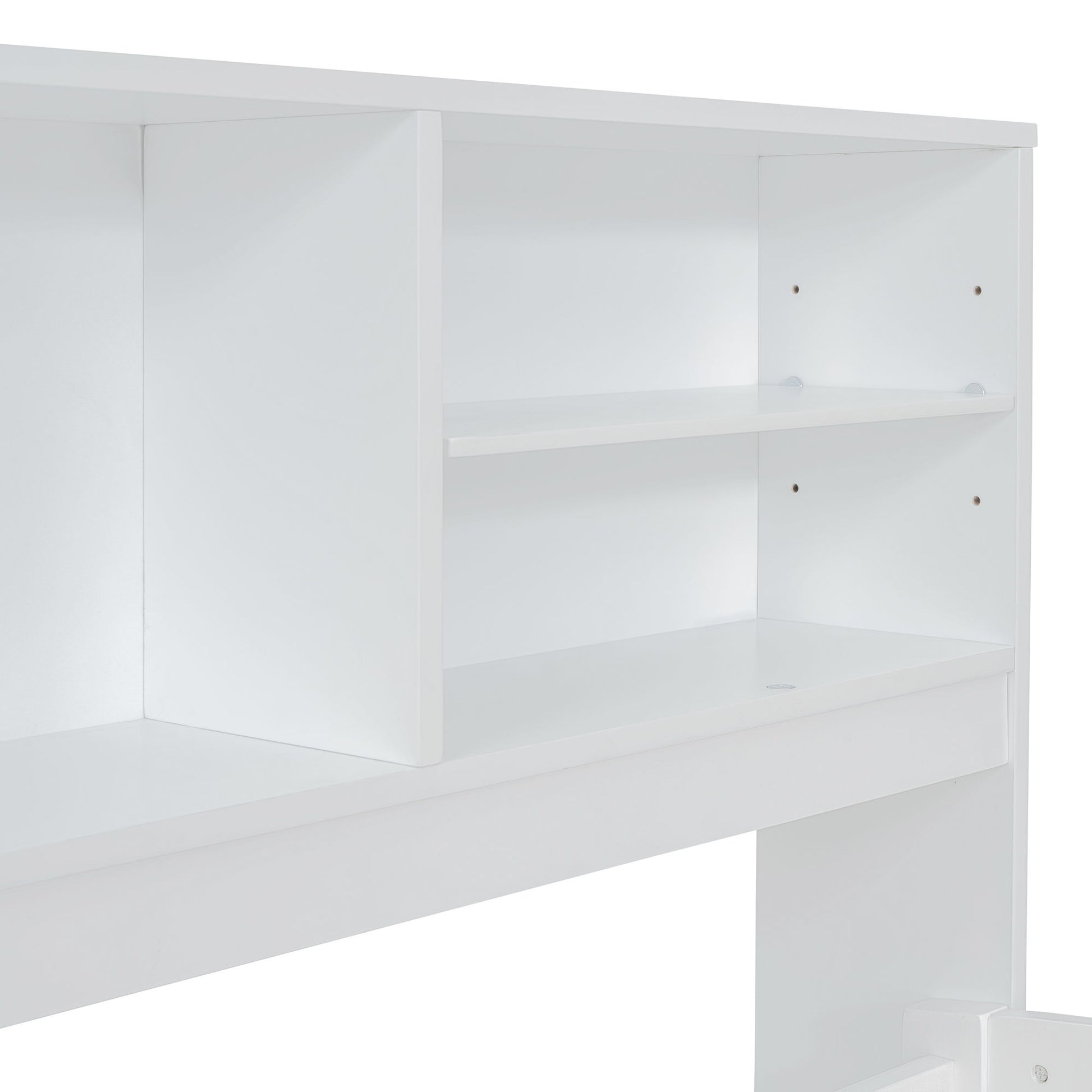 Daybed With 2 Bedside Cabinets, Upper Shelves And 4 Drawers - The Sleep Loft - Online Mattress Showroom NYC