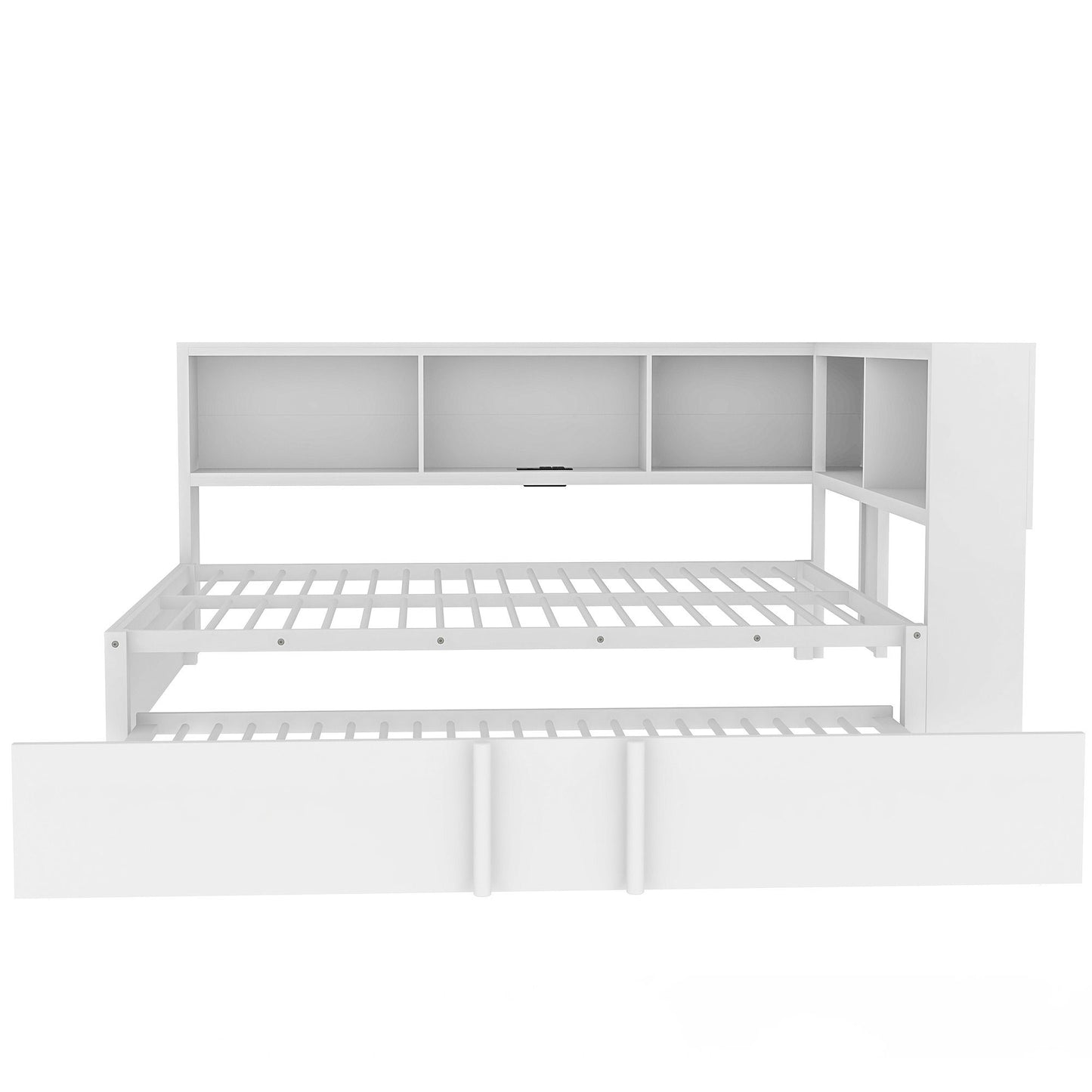 Daybed With Trundle, Storage Cabinets And USB Ports - The Sleep Loft - Online Mattress Showroom NYC