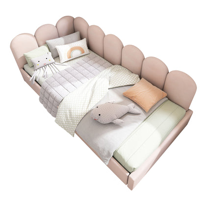 Upholstered Daybed With Metal Slatted Base - The Sleep Loft - Online Mattress Showroom NYC