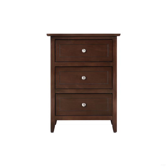 Daniel - 3 Drawer Nightstand - The Sleep Loft - Online Mattress Showroom NYC