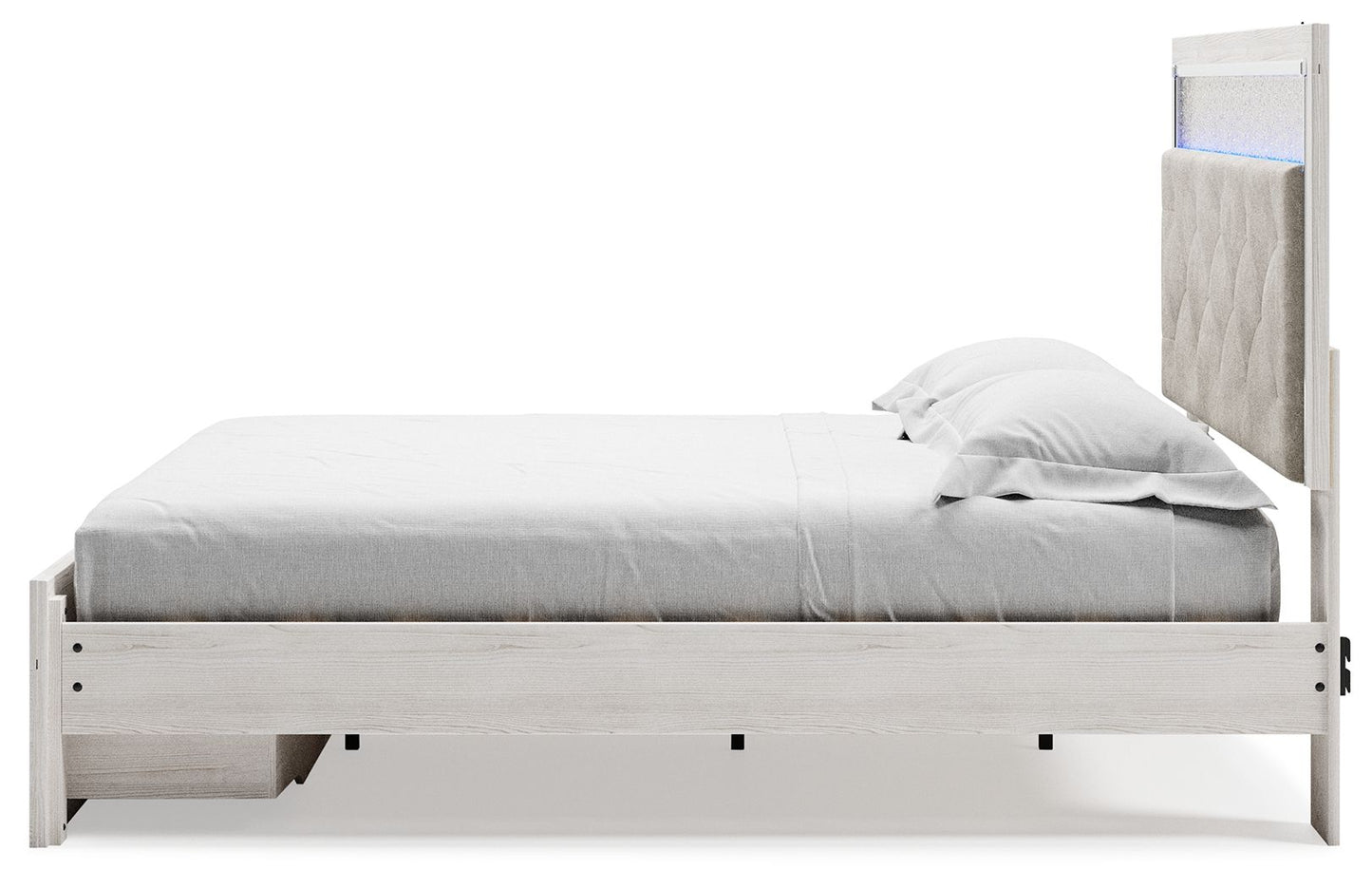 Altyra - King Upholstered Storage Bed - White - The Sleep Loft - Online Mattress Showroom NYC