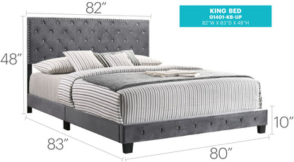 Luxurious Upholstered Bed - The Sleep Loft - Online Mattress Showroom NYC
