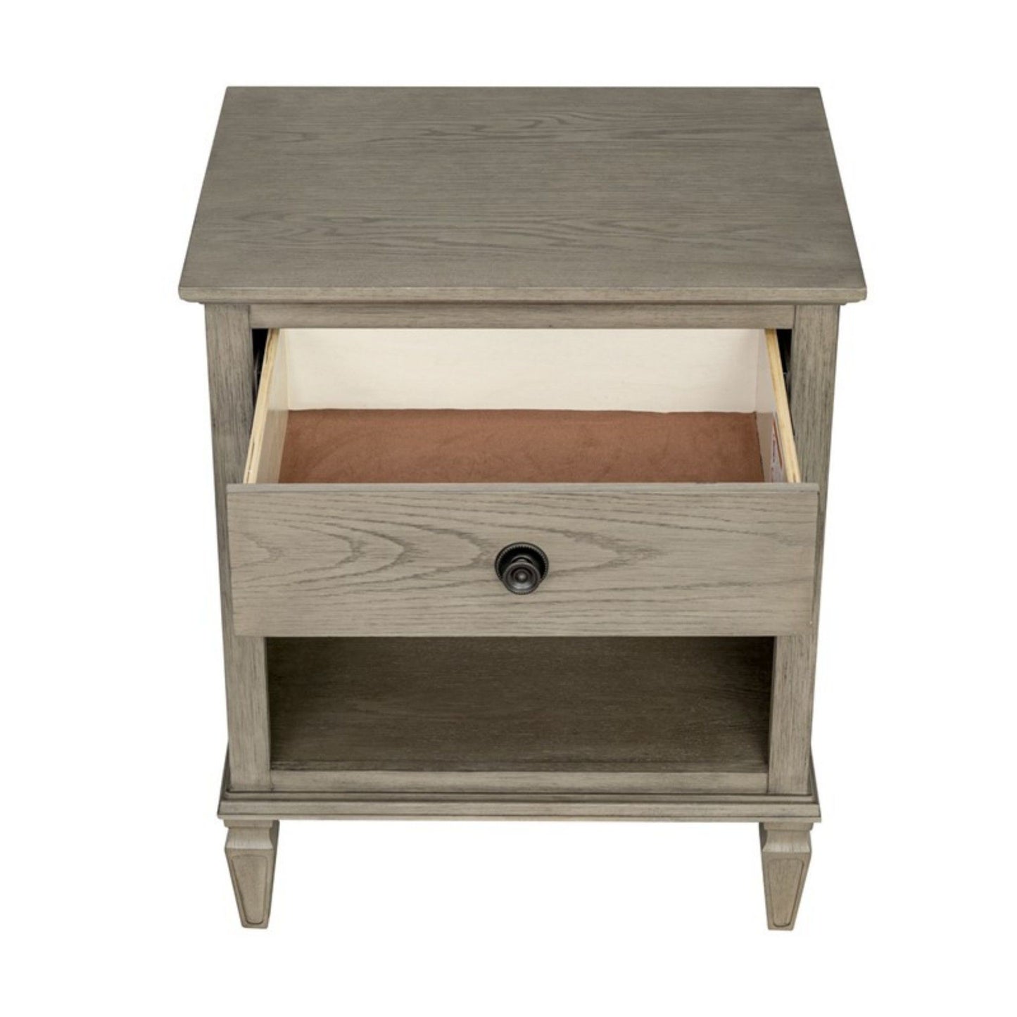 Victoria - Nightstand With Open Storage - The Sleep Loft - Online Mattress Showroom NYC