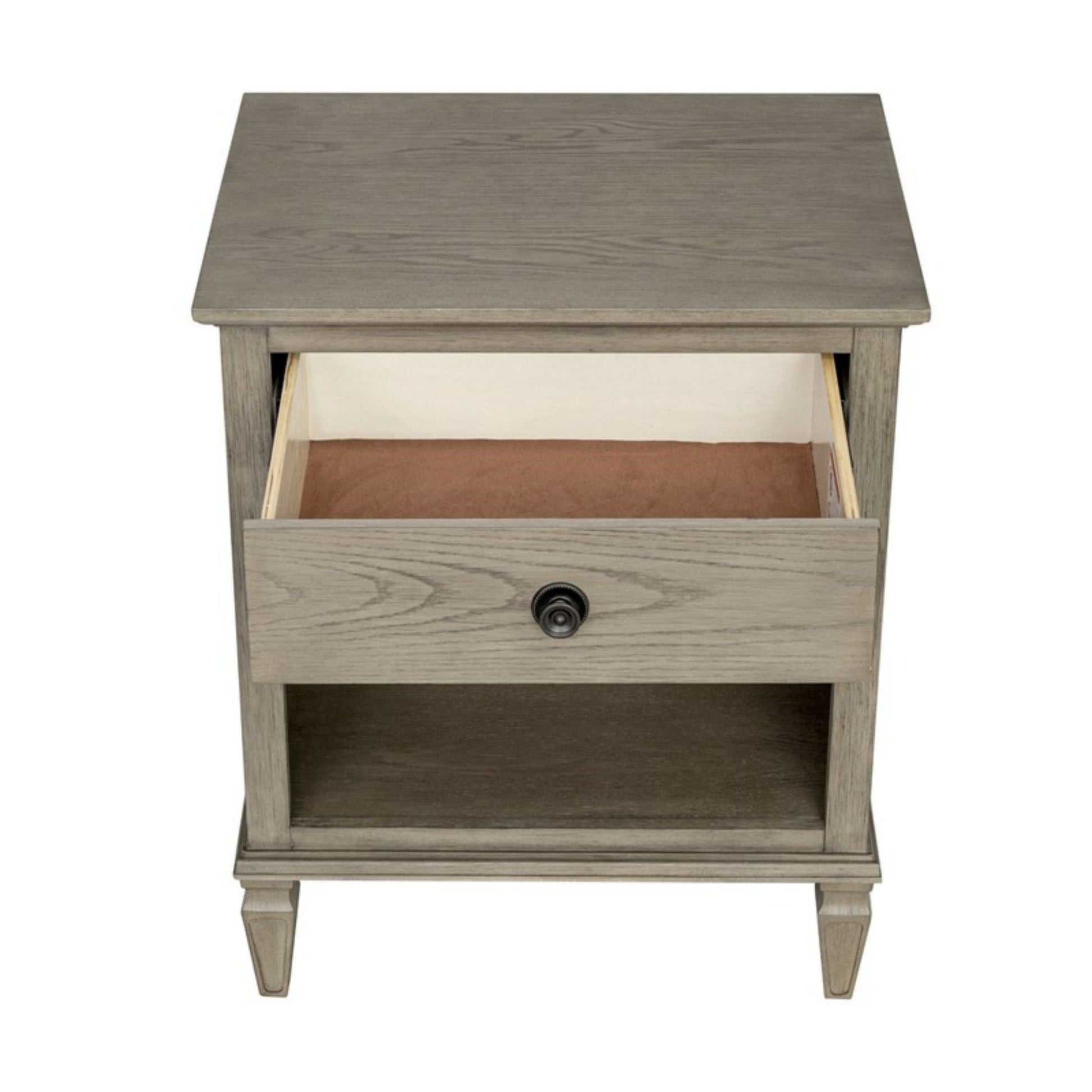 Victoria - Nightstand With Open Storage - The Sleep Loft - Online Mattress Showroom NYC