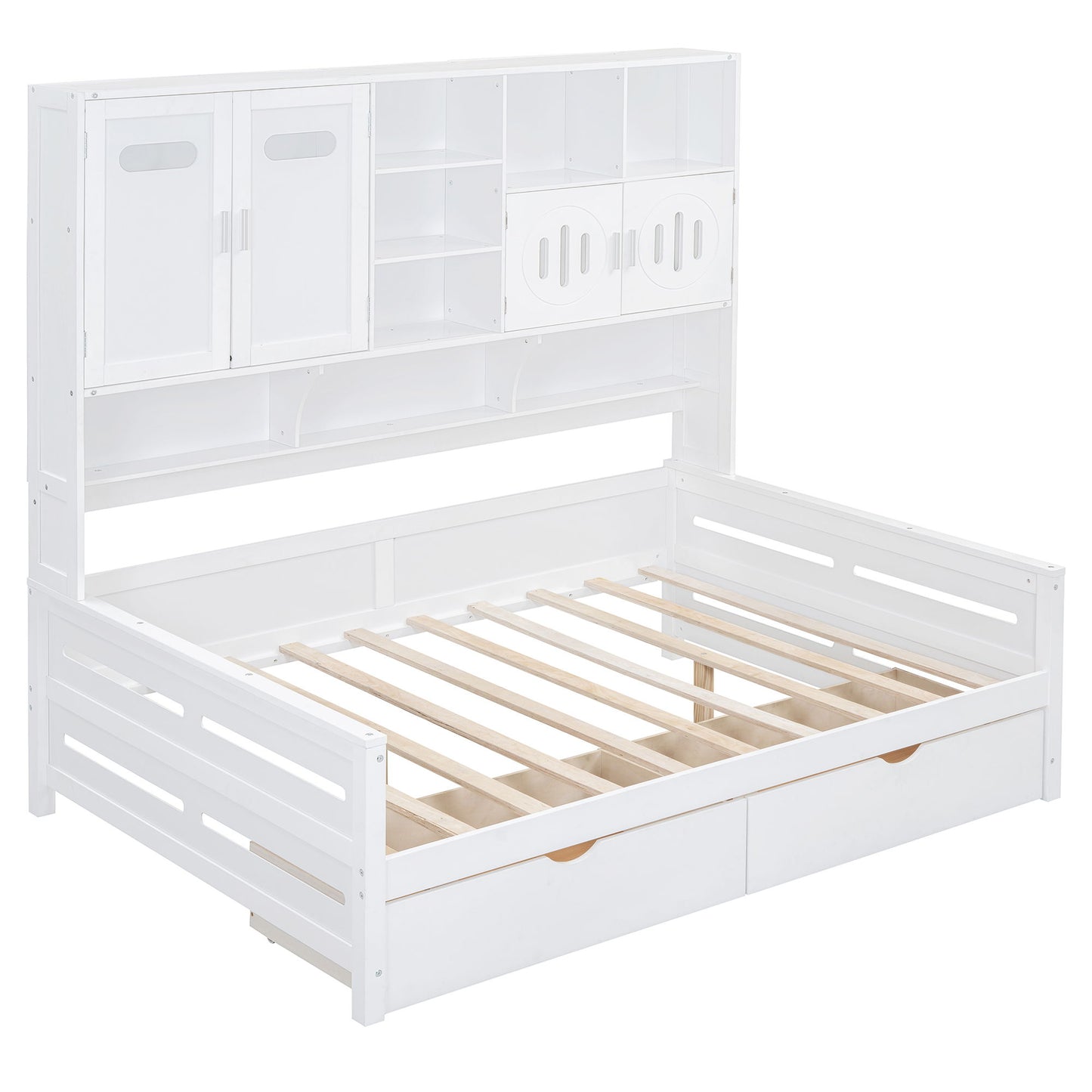 Daybed With All-In-One Cabinet And Shelf - The Sleep Loft - Online Mattress Showroom NYC