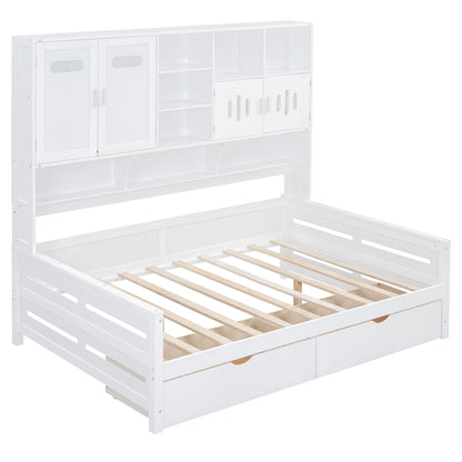 Daybed With All-In-One Cabinet And Shelf - The Sleep Loft - Online Mattress Showroom NYC