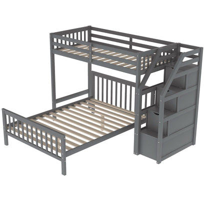 Loft Bed With Staircase And Storage - The Sleep Loft - Online Mattress Showroom NYC
