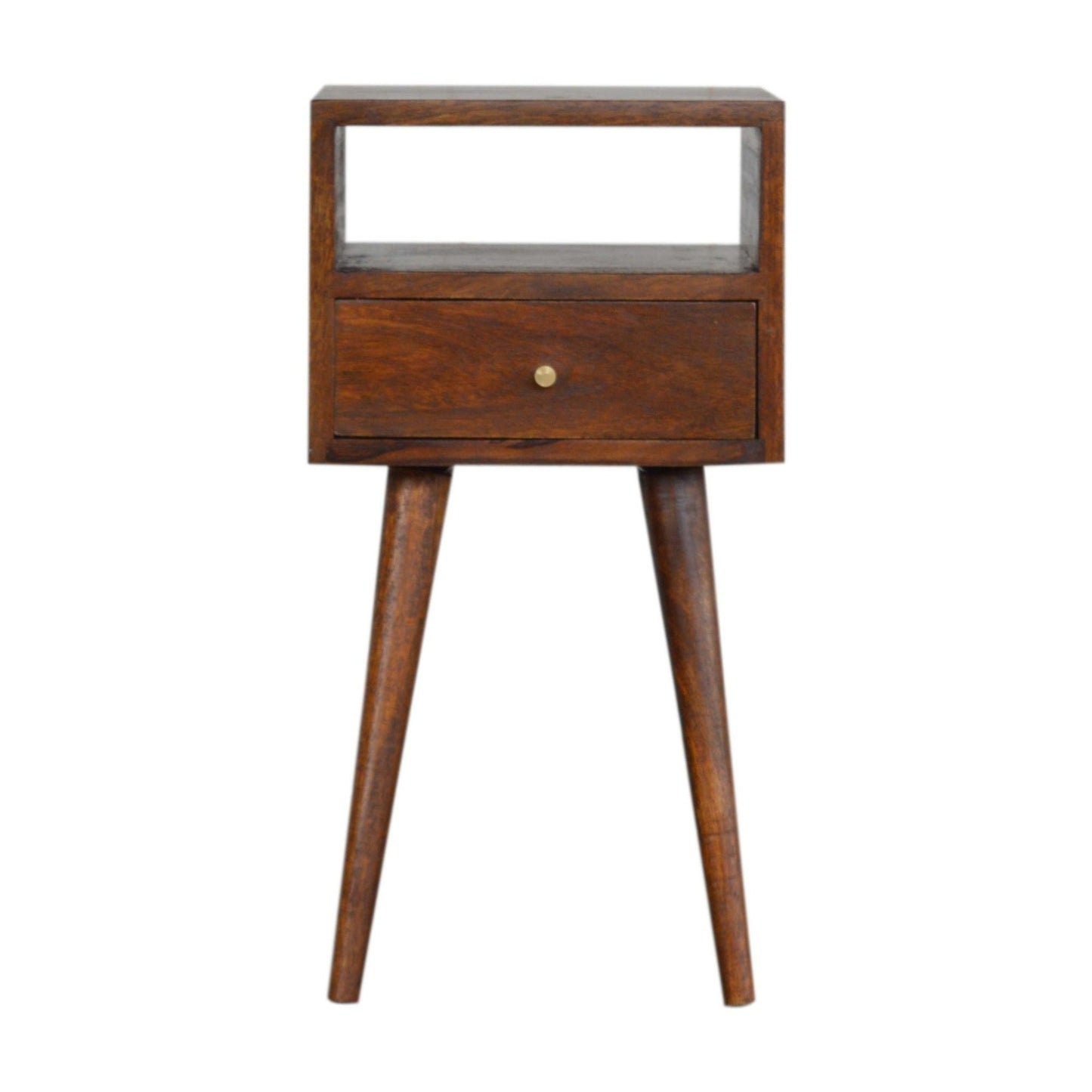 Solid Wood Mini Nightstand - The Sleep Loft - Online Mattress Showroom NYC
