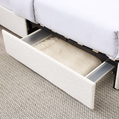Liv - Patented With Drawers Upholstered Storage Platform Bed - The Sleep Loft - Online Mattress Showroom NYC