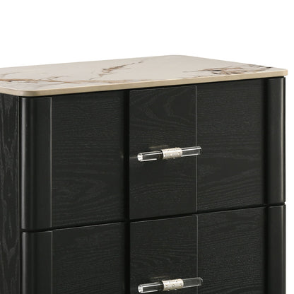 Opel - Nightstand - Black - The Sleep Loft - Online Mattress Showroom NYC
