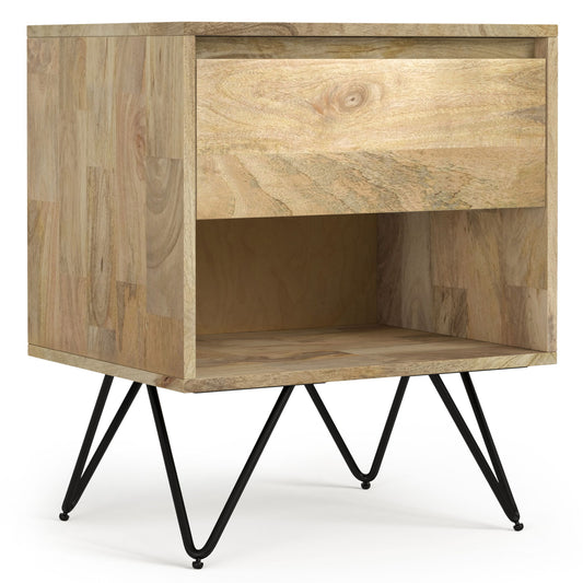 Hunter - Nightstand - Natural - The Sleep Loft - Online Mattress Showroom NYC
