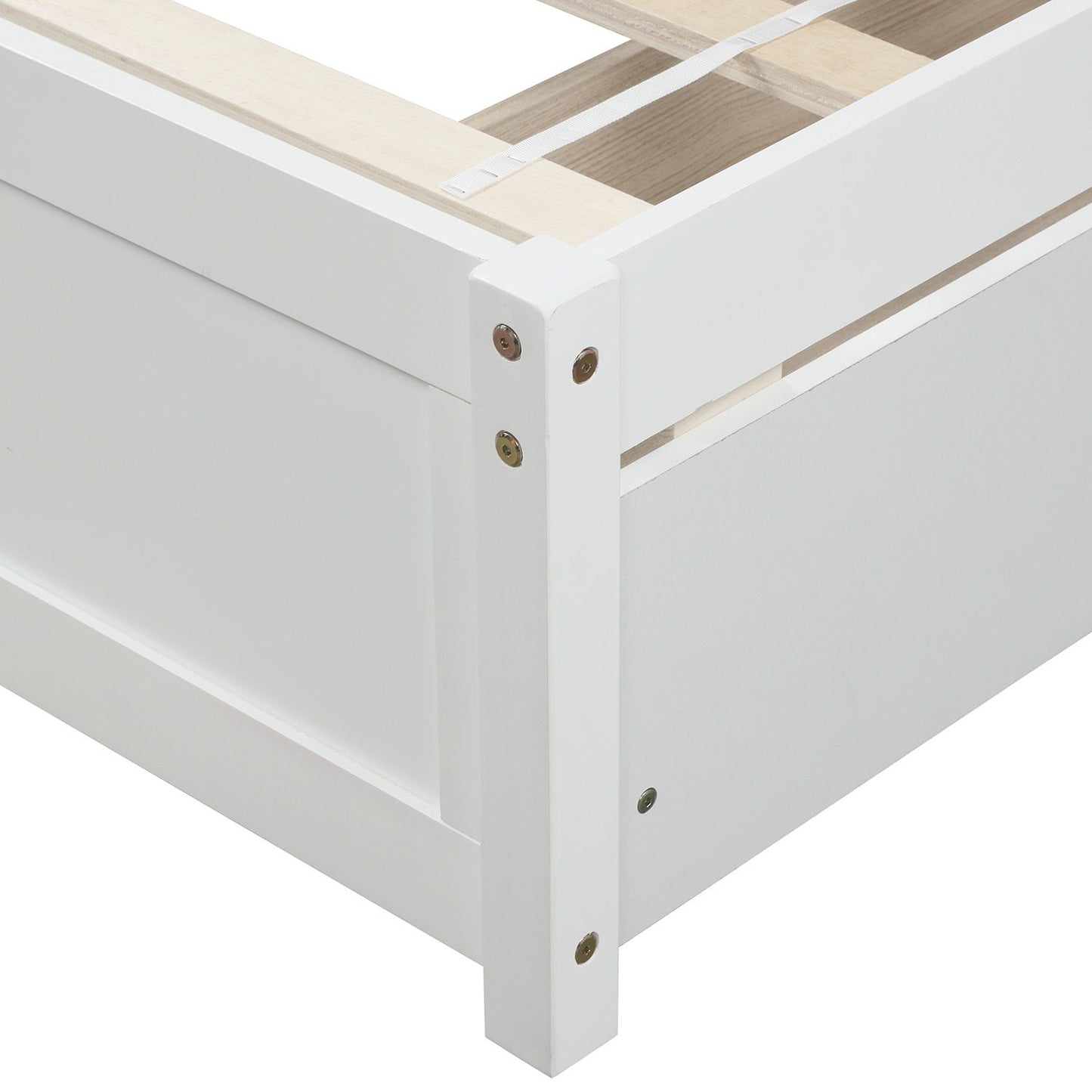 Platform Storage Bed Wood Bed Frame With Two Drawers And Headboard - The Sleep Loft - Online Mattress Showroom NYC