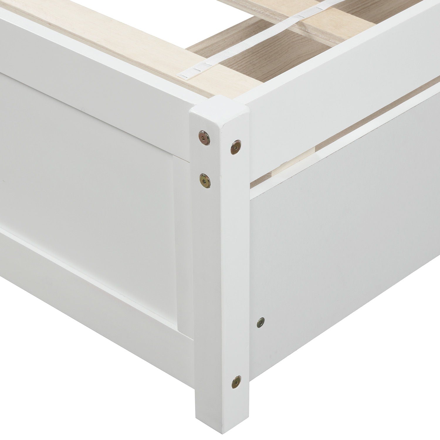 Platform Storage Bed Wood Bed Frame With Two Drawers And Headboard - The Sleep Loft - Online Mattress Showroom NYC