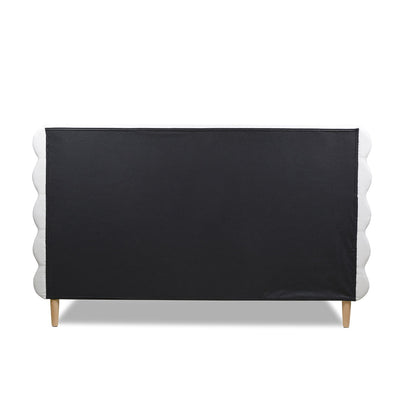 Stockholm - Modern Wavy Headboard Platform Bed - The Sleep Loft - Online Mattress Showroom NYC