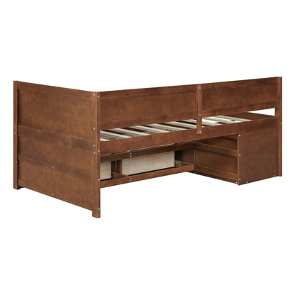 Daybed With Drawers And Shelves - The Sleep Loft - Online Mattress Showroom NYC