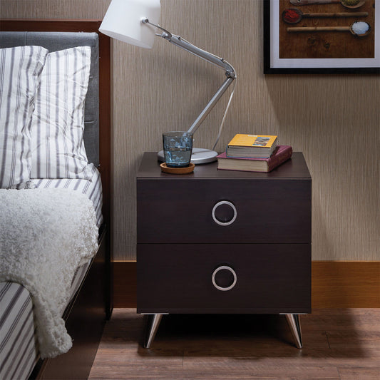 Elms - Accent Table - Espresso - The Sleep Loft - Online Mattress Showroom NYC