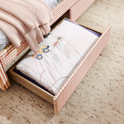 Gingham Daybed With USB Charging Port, Wave-Shaped Design - The Sleep Loft - Online Mattress Showroom NYC