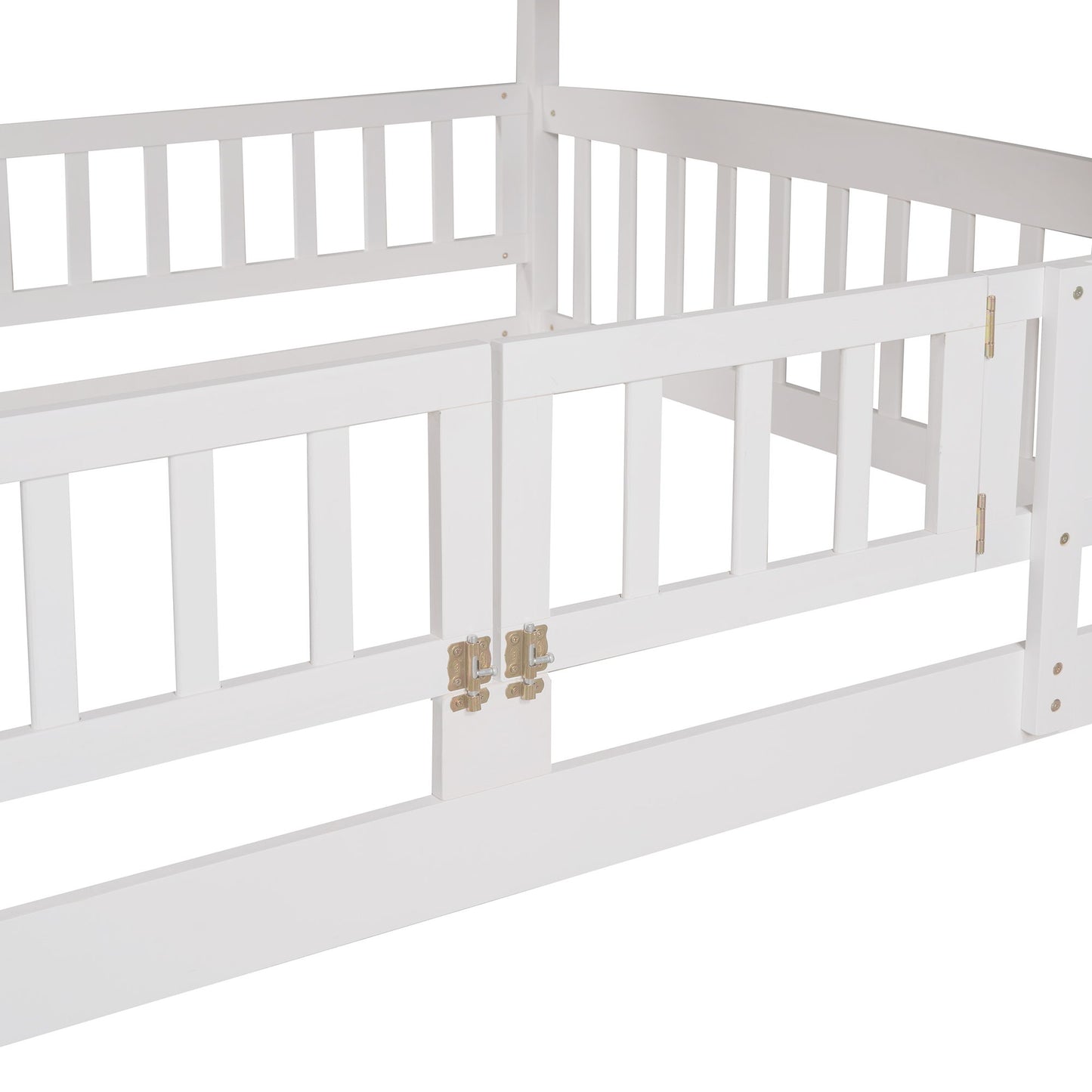 Low Bunk Bed With Slide, Fence And Ladder - The Sleep Loft - Online Mattress Showroom NYC