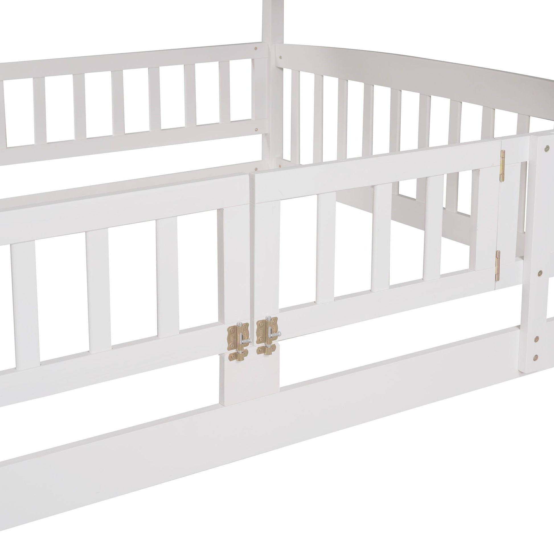 Low Bunk Bed With Slide, Fence And Ladder - The Sleep Loft - Online Mattress Showroom NYC