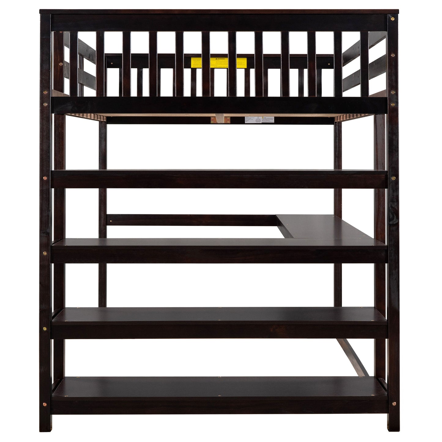 Loft Bed With Storage Shelves And Under Bed Desk - The Sleep Loft - Online Mattress Showroom NYC