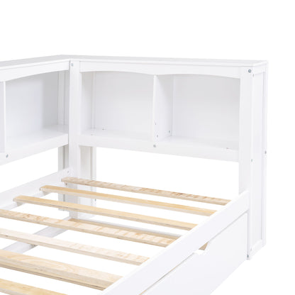 Daybed With Trundle, Storage Cabinets, USB Ports - The Sleep Loft - Online Mattress Showroom NYC