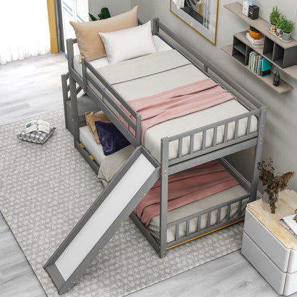 Bunk Bed With Convertible Slide And Stairway - The Sleep Loft - Online Mattress Showroom NYC