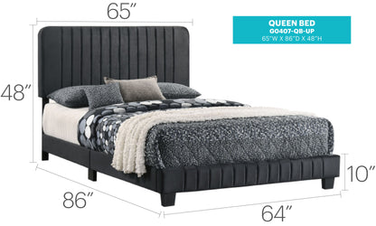 Channel Tufted Bed - The Sleep Loft - Online Mattress Showroom NYC
