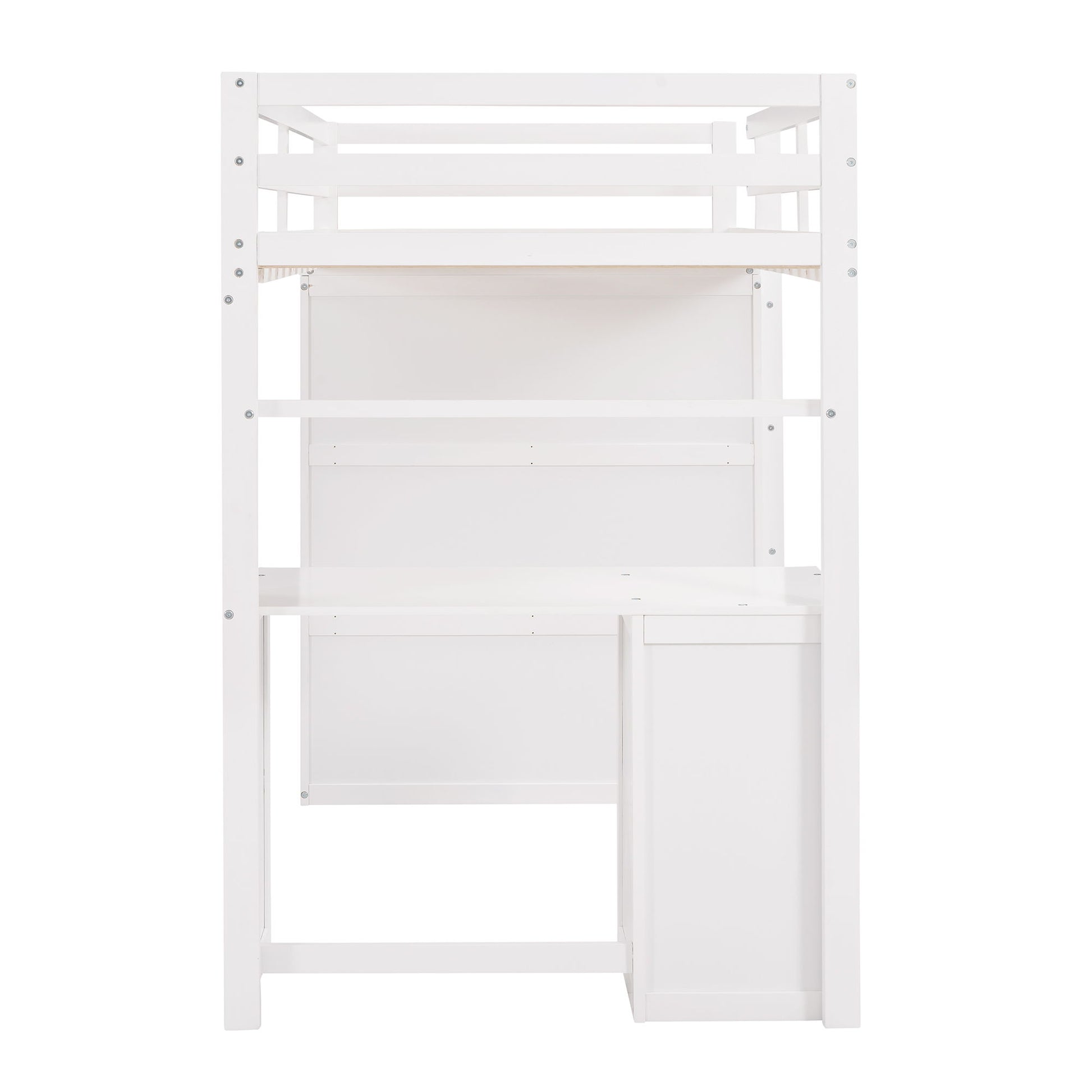 Loft Bed With Drawers, Desk, And Wardrobe - The Sleep Loft - Online Mattress Showroom NYC