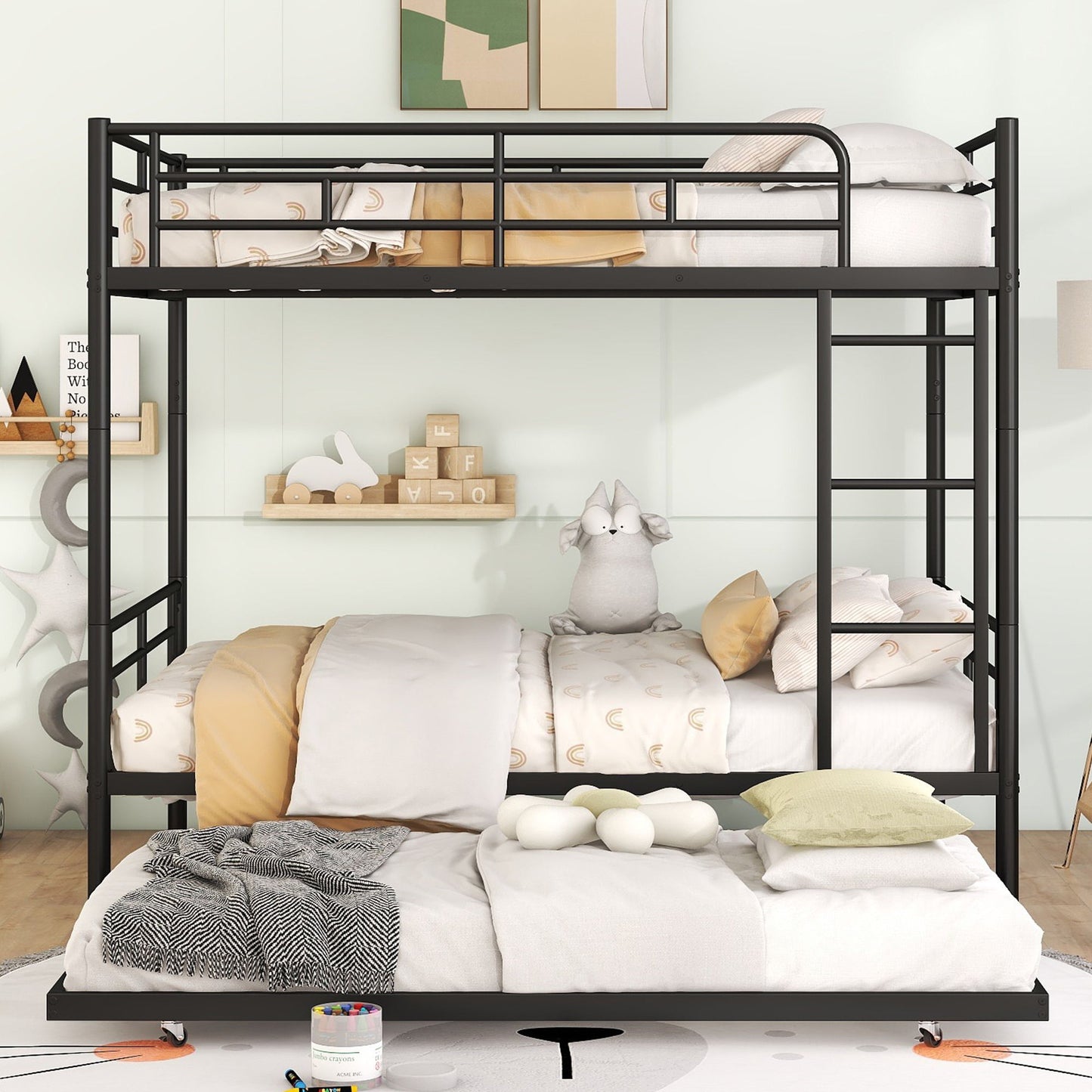 Steel Construction Bunk Bed - The Sleep Loft - Online Mattress Showroom NYC