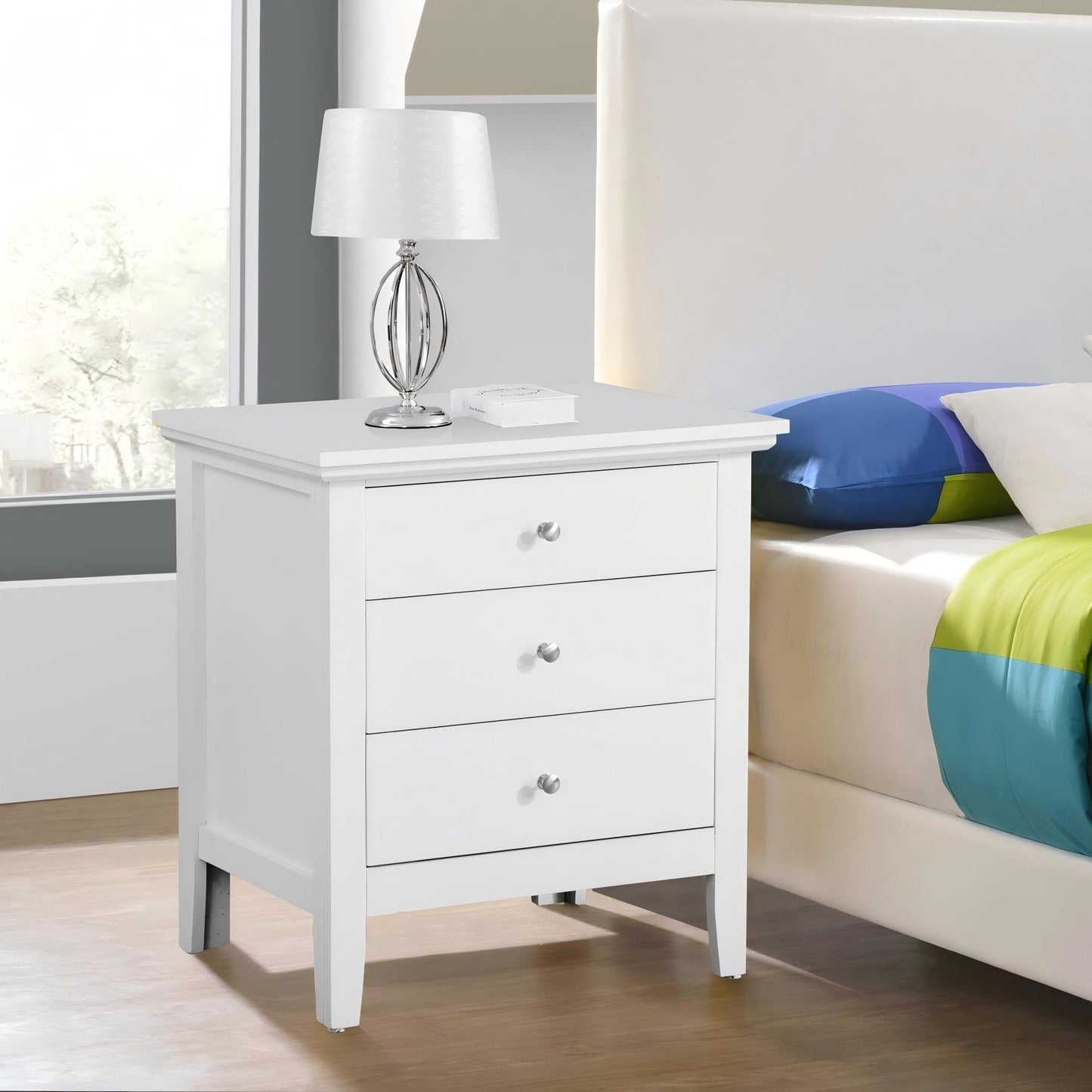 3 Drawer Nightstand & Dove Tailed Drawers - The Sleep Loft - Online Mattress Showroom NYC