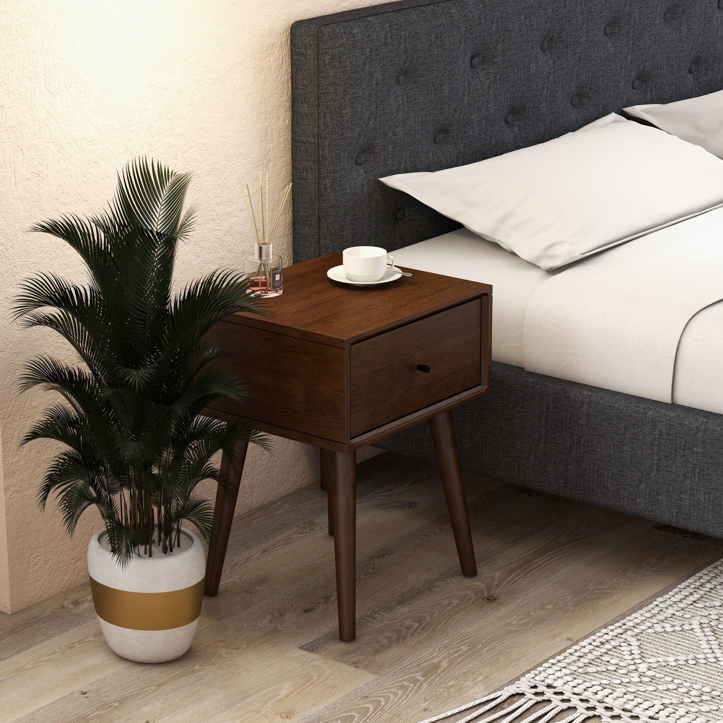 Avery - Modern Design Night Stand - The Sleep Loft - Online Mattress Showroom NYC