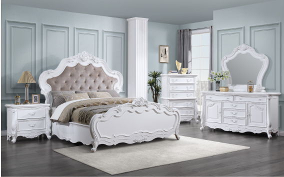 Latisha - Nightstand - White - The Sleep Loft - Online Mattress Showroom NYC