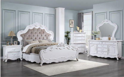 Latisha - Nightstand - White - The Sleep Loft - Online Mattress Showroom NYC