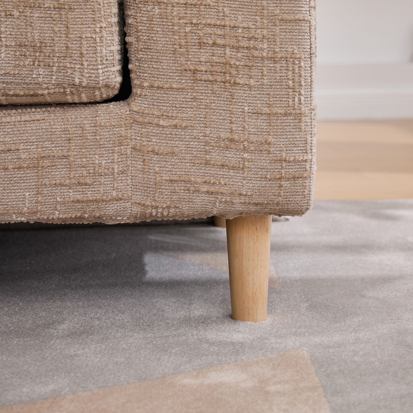 Modern Upholstered End Of Bed Bench With Armrests - The Sleep Loft - Online Mattress Showroom NYC