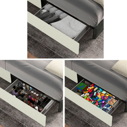 Anna - Upholstered Wingback Platform Bed With 4 Drawers Storage - The Sleep Loft - Online Mattress Showroom NYC