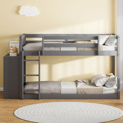 Bunk Bed With 4 Drawers And 3 Shelves - The Sleep Loft - Online Mattress Showroom NYC
