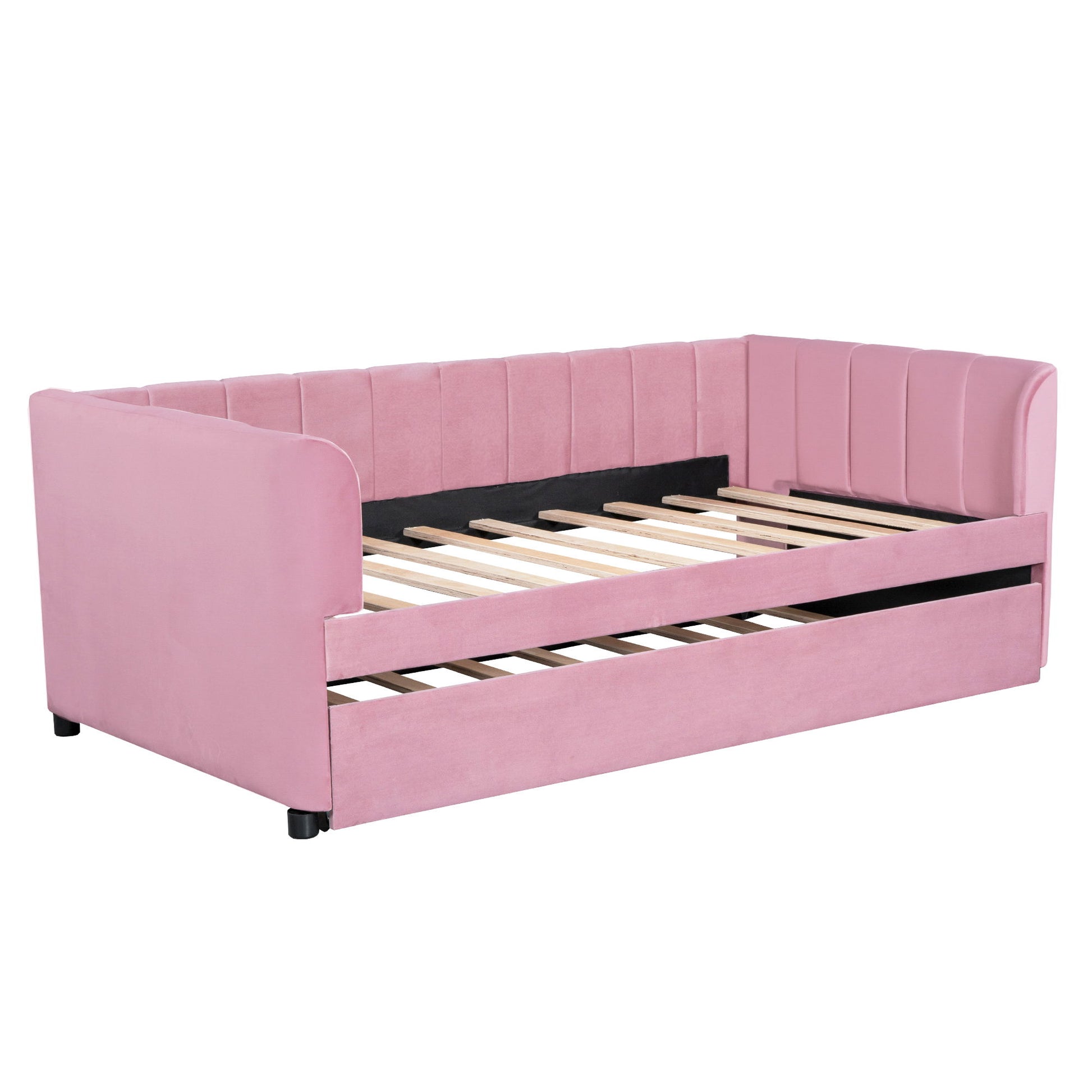 Upholstered Daybed With Ergonomic Design Backrest - The Sleep Loft - Online Mattress Showroom NYC