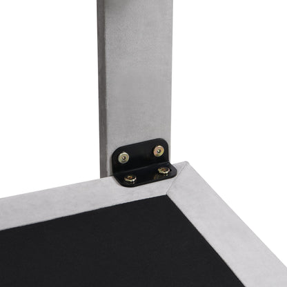 Upholstered Bed With Sensor Light And Headboard, Floating Velvet Platform Bed - The Sleep Loft - Online Mattress Showroom NYC