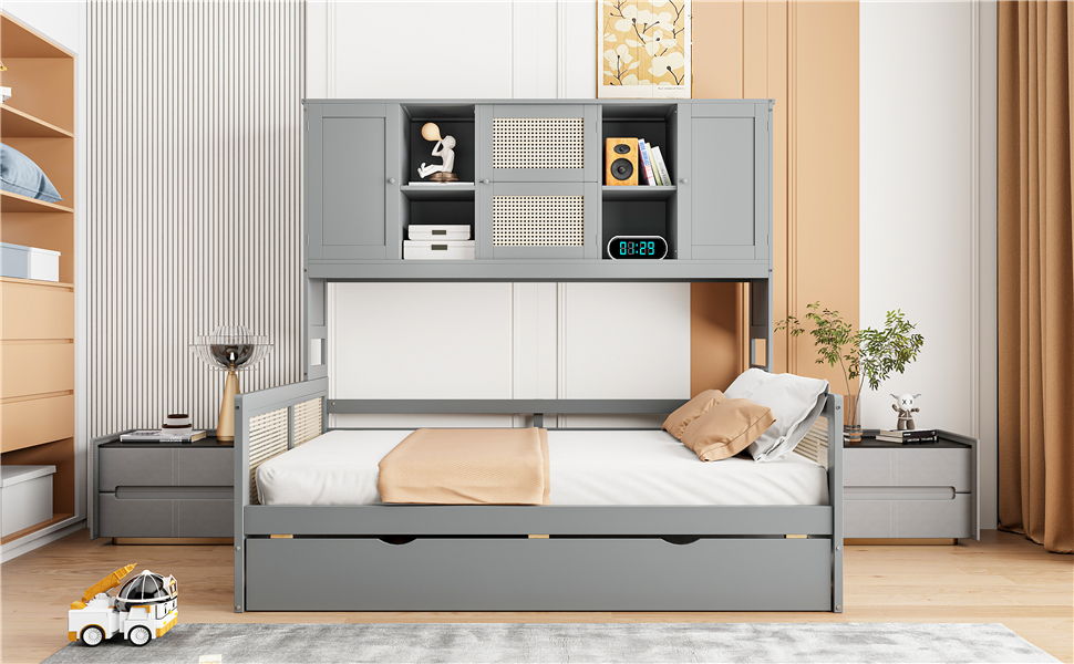 Daybed And All In One Cabinet And Shelf - The Sleep Loft - Online Mattress Showroom NYC
