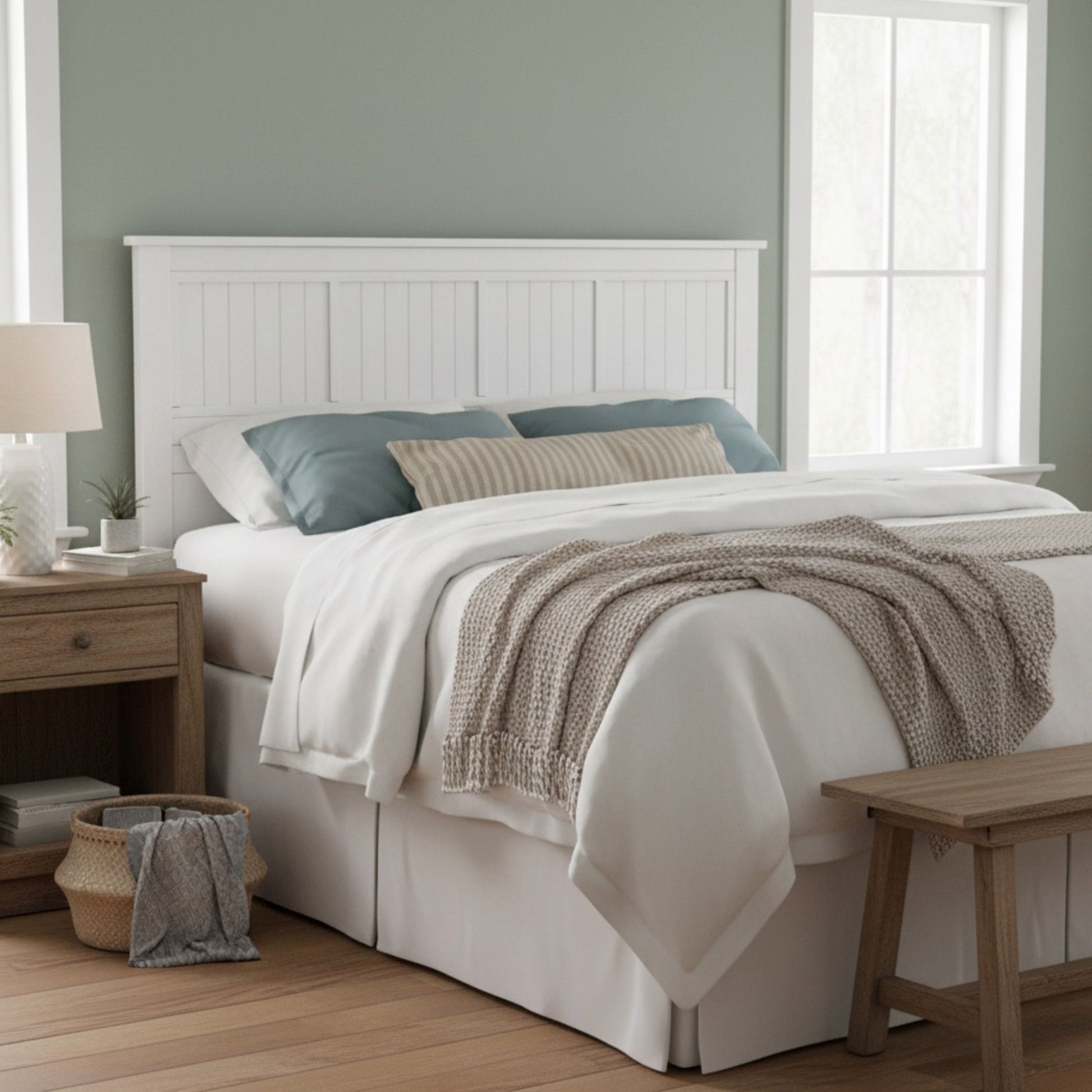 Walton - Window Pane Panel Headboard - The Sleep Loft - Online Mattress Showroom NYC