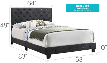 Luxurious Upholstered Bed - The Sleep Loft - Online Mattress Showroom NYC