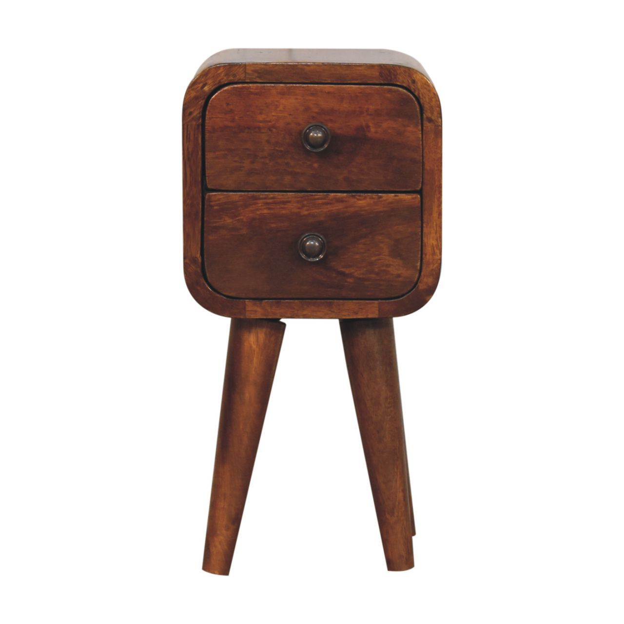 Curved Nightstand, - The Sleep Loft - Online Mattress Showroom NYC
