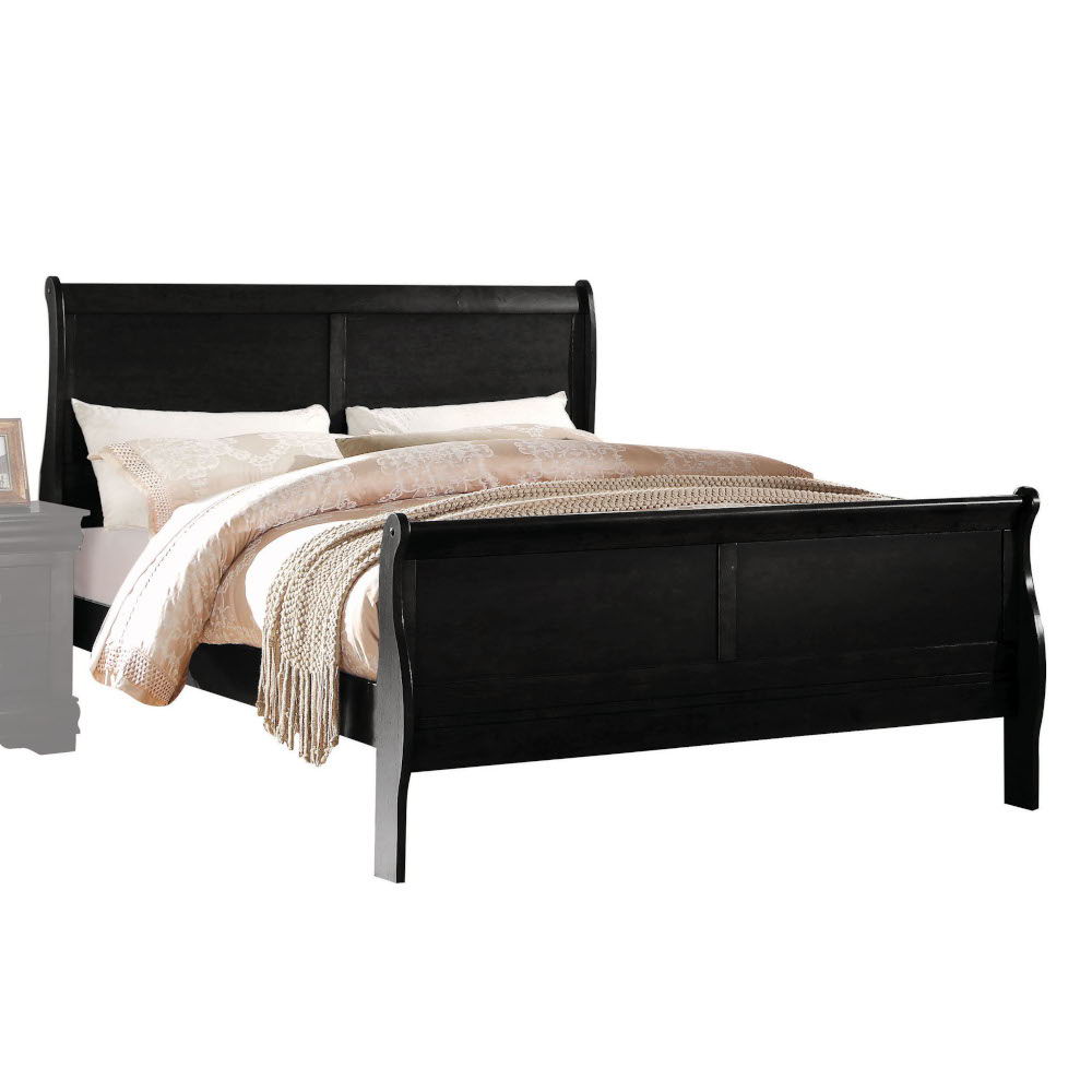 Louis Philippe - Sleigh Style Bed - The Sleep Loft - Online Mattress Showroom NYC
