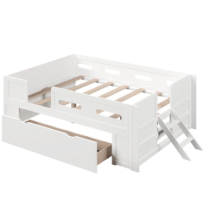 Platform Bed With Guardrail And Drawer - The Sleep Loft - Online Mattress Showroom NYC